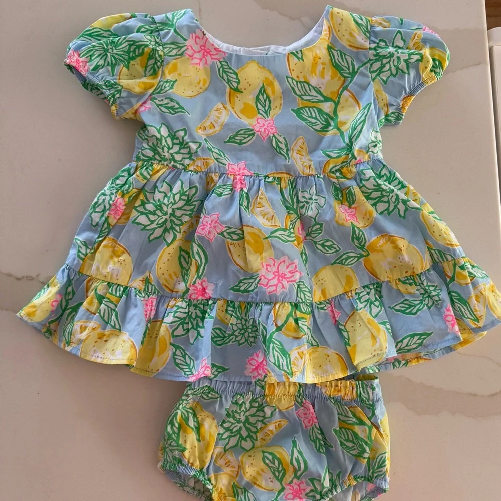 Lilly Pulitzer Love of Lemons 3-6mo
